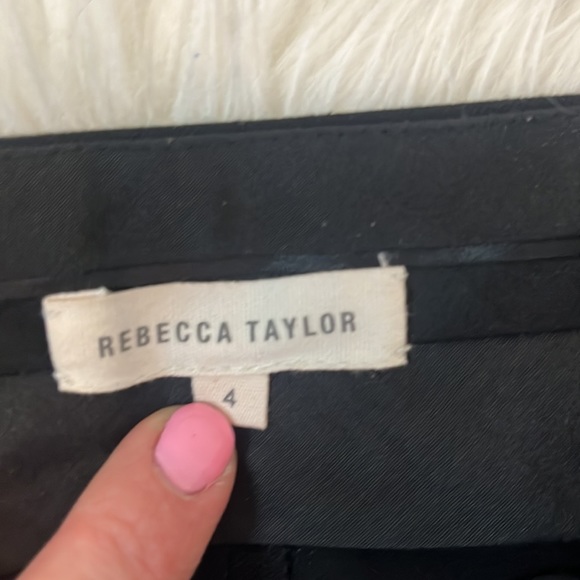 Rebecca Taylor women’s 4 black dress slim fit pants - Picture 2 of 10